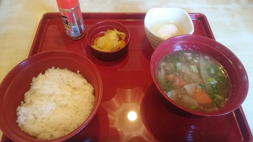 豚汁朝食1-ジョイフル土岐肥田店