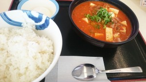 豆腐キムチチゲ膳1-松屋多治見店