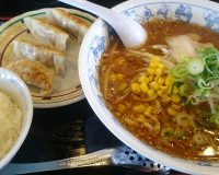 みそラーメンミニ餃子ランチ1-麺屋壱力小牧店